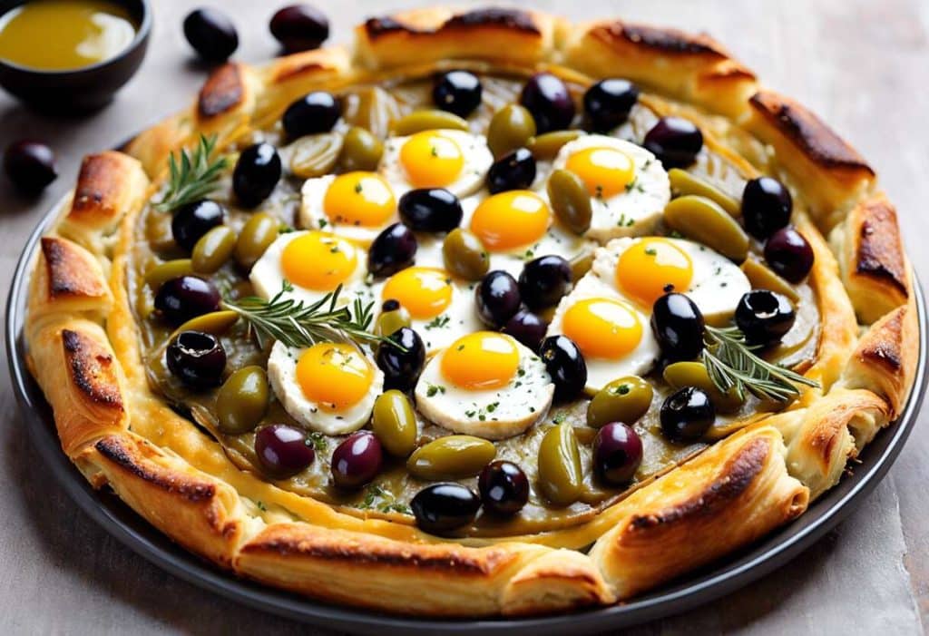 Feuilletés aux olives et au fromage de brebis : simplicité et goût au rendez-vous