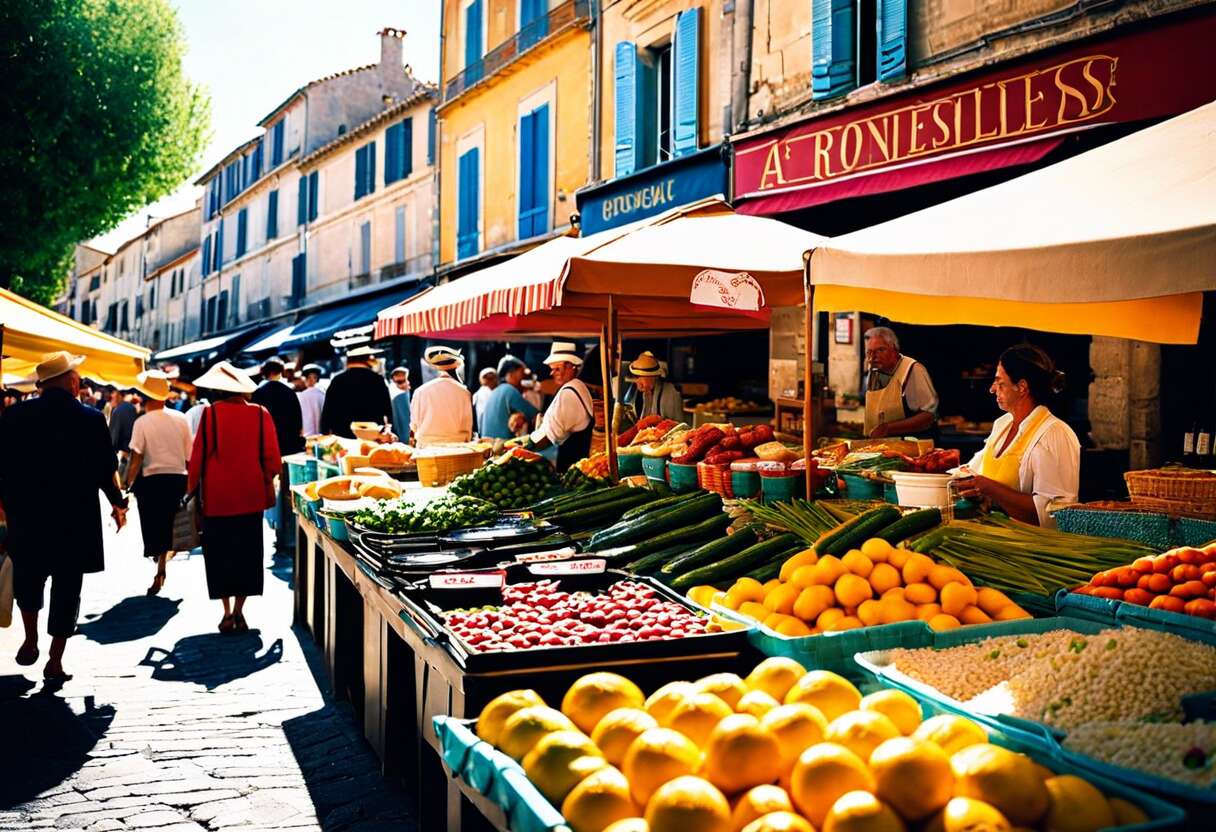 Le marché d'arles : immersion dans la tradition provençale