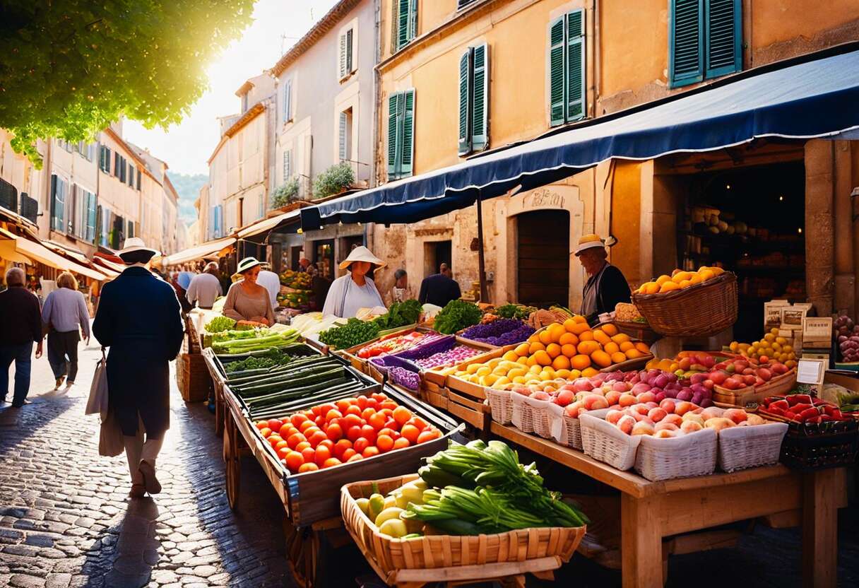 Balade matinale : immersion dans l'effervescence du marché provençal de saint-rémy