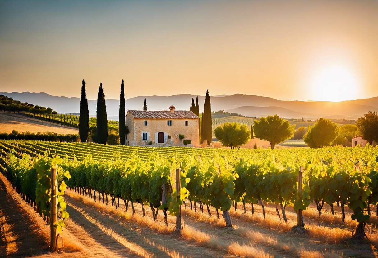 Vins et vignes : itinéraire de charme en terroir provençal