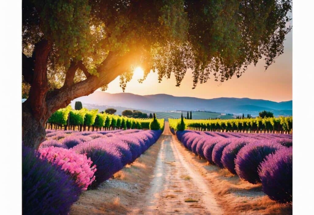 Le sentier du rosé : une promenade unique au sein des domaines emblématiques de Provence