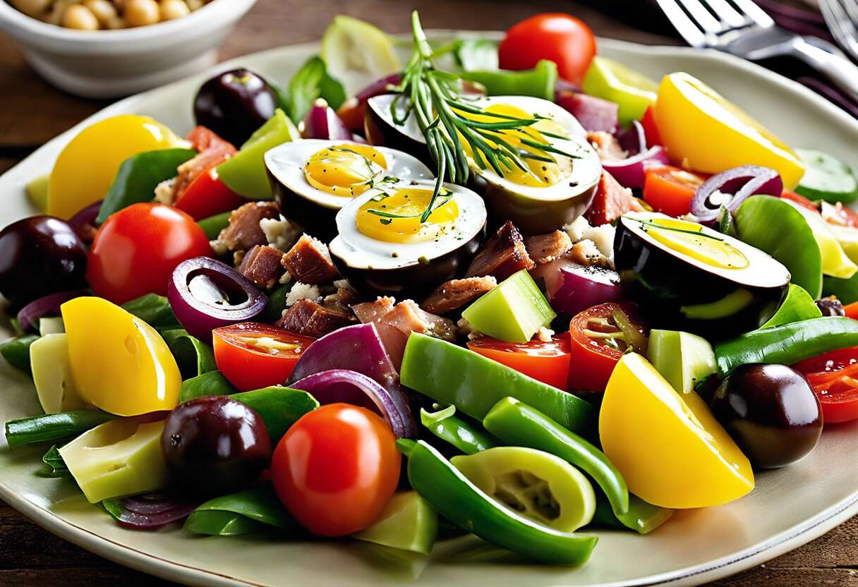 Recette de salade presque niçoise : fraîcheur et saveurs garanties